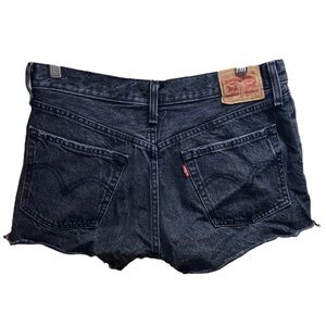 Women’s Levi’s 501 Denim Cut-Off Shorts Distressed 28 (H)